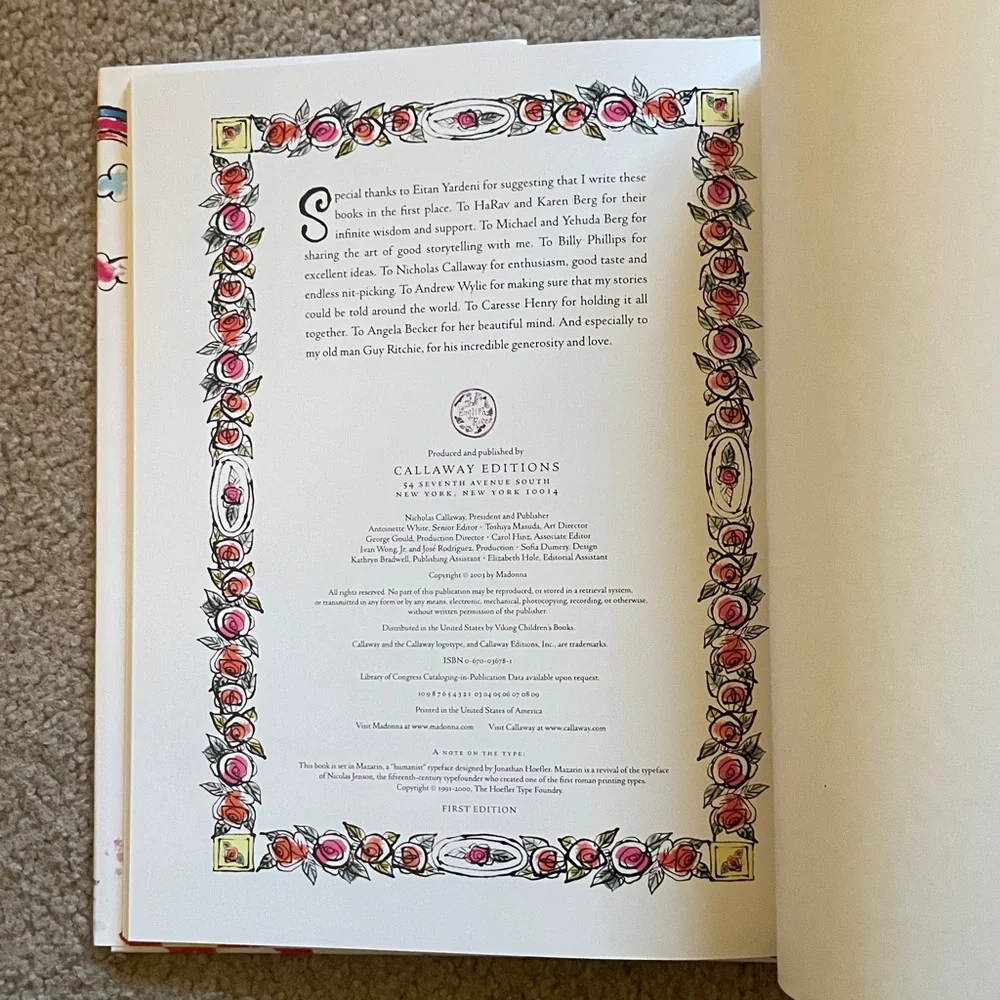 2003 Book “The English Roses” by Madonna - First Edition - Picture 9 of 10